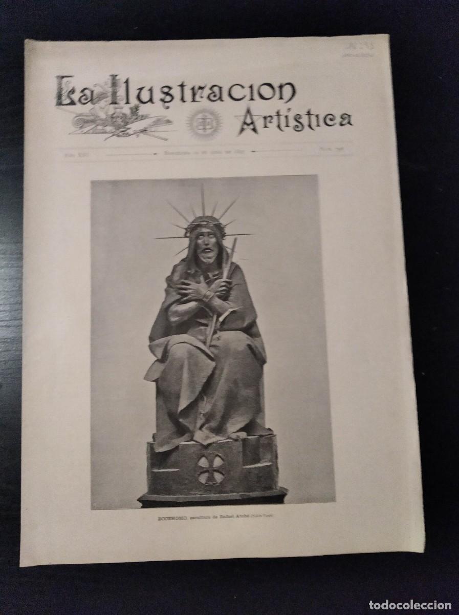 Coleccionismo de Revistas y Peri&oacute;dicos: LA ILUSTRACI&Oacute;N ART&Iacute;STICA. N&ordm; 798. A&Ntilde;O 1897. CUADRO DE ENRIQUE SERRA, LA MADONNA. MERCEDES RIG.. LEER