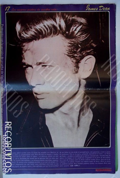 Coleccionismo de Revistas y Peri&oacute;dicos: poster fotogramas james dean