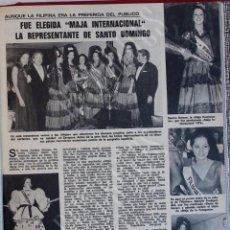 Coleccionismo de Revistas y Periódicos: MISS MAJA INTERNACIONAL 1973 SANDRA SIMONE. Lote 390591144