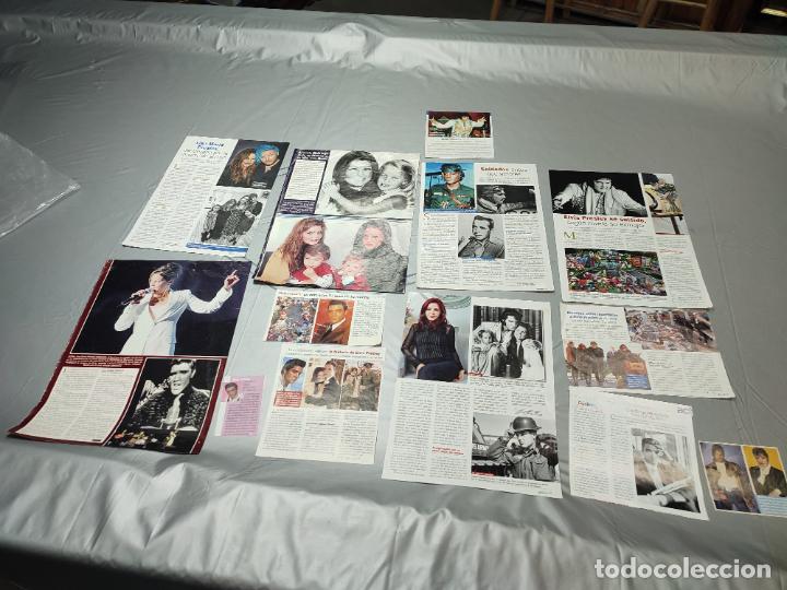 Coleccionismo de Revistas y Peri&oacute;dicos: RECORTES DE REVISTAS ANTIGUOS CON NOTICIAS DE ELVIS PRESLEY