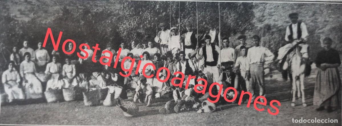 Collectionnisme de Revues et Journaux: Valencia cosecha arroz siega limpiado grano foto revista principio siglo XX 191R