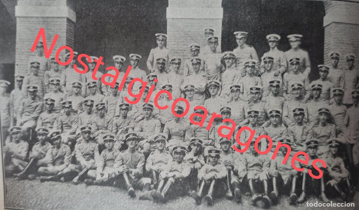 Collectionnisme de Revues et Journaux: Guadalajara nuevos alumnos Academia ingenieros foto hoja revista principios siglo XX 191R