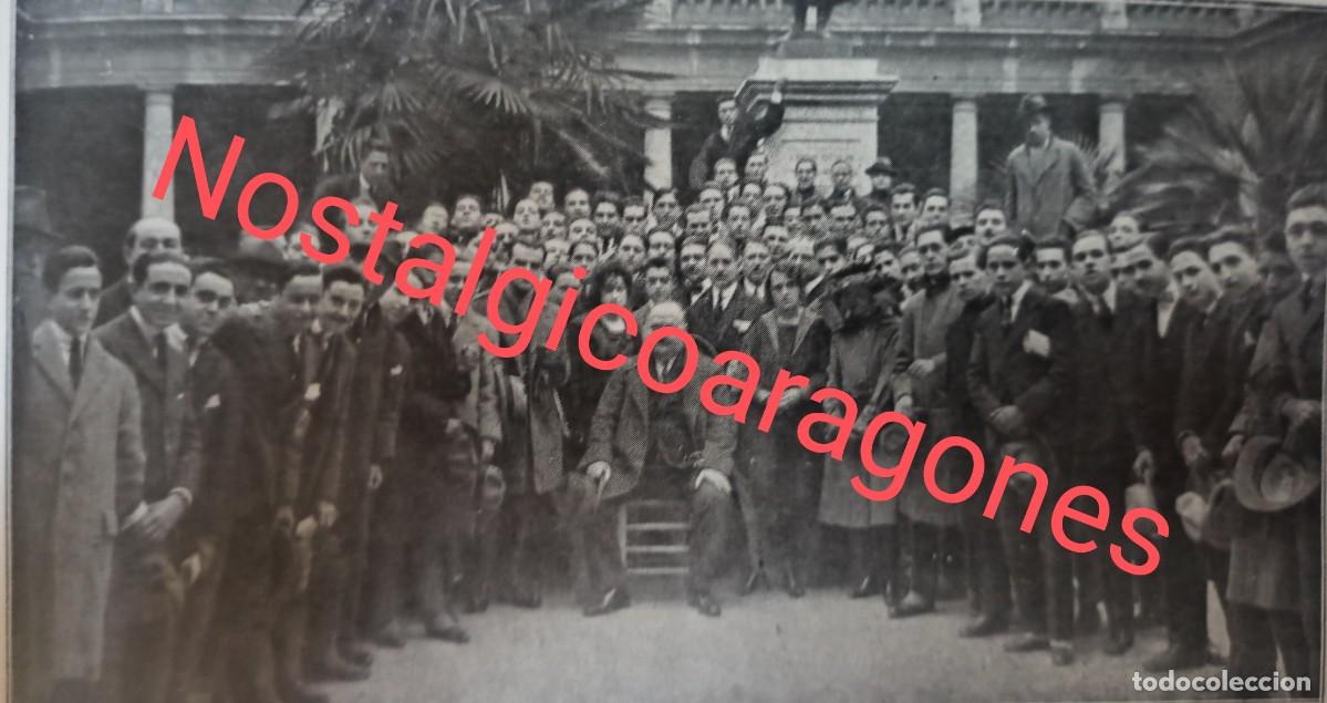 Collectionnisme de Revues et Journaux: Valencia Universidad inauguraci&oacute;n Instituto Idiomas foto hoja revista principios siglo XX 191R