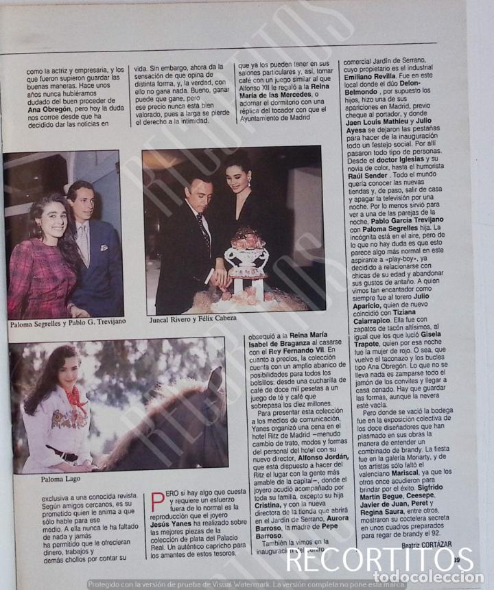 Coleccionismo de revistas y peri&oacute;dicos: JUNCAL RIVERO MISS ESPA&Ntilde;A EUROPA PALOMA LAGO RIBERO