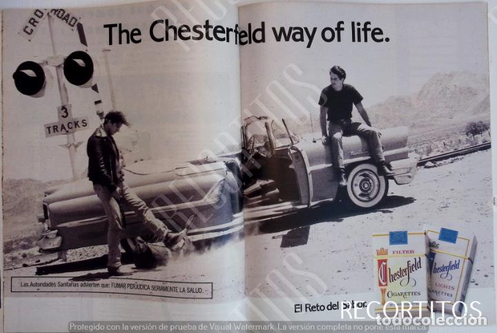 Coleccionismo de revistas y peri&oacute;dicos: ANUNCIO TABACO CHESTERFIELD