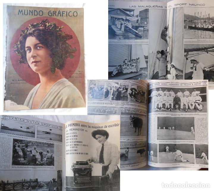 Coleccionismo de Revistas y Peri&oacute;dicos: MUNDO GR&Aacute;FICO. Revista Popular Ilustrada. A&ntilde;o II, N&uacute;m 52, 23 octubre 1912