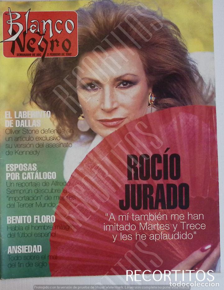 Coleccionismo de Revistas y Peri&oacute;dicos: RECORTE PORTADA DE ROCIO JURADO