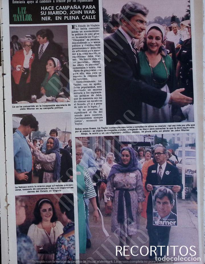 Coleccionismo de Revistas y Peri&oacute;dicos: ELIZABETH TAYLOR LIZ JOHN WARNER