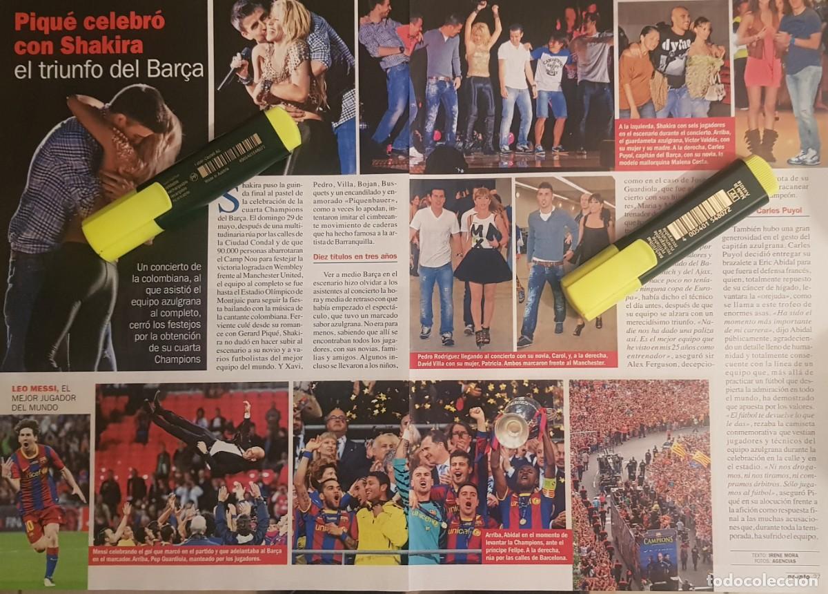 Coleccionismo de Revistas y Peri&oacute;dicos: Reportaje Shakira y Piqu&eacute; 11.06.2011
