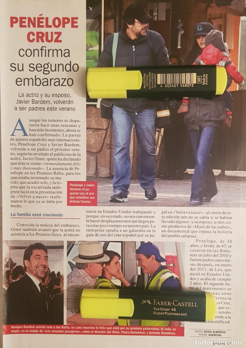 Collectionnisme de Revues et Journaux: Reportaje Pen&eacute;lope Cruz y Javier Bardem 23.02.2013