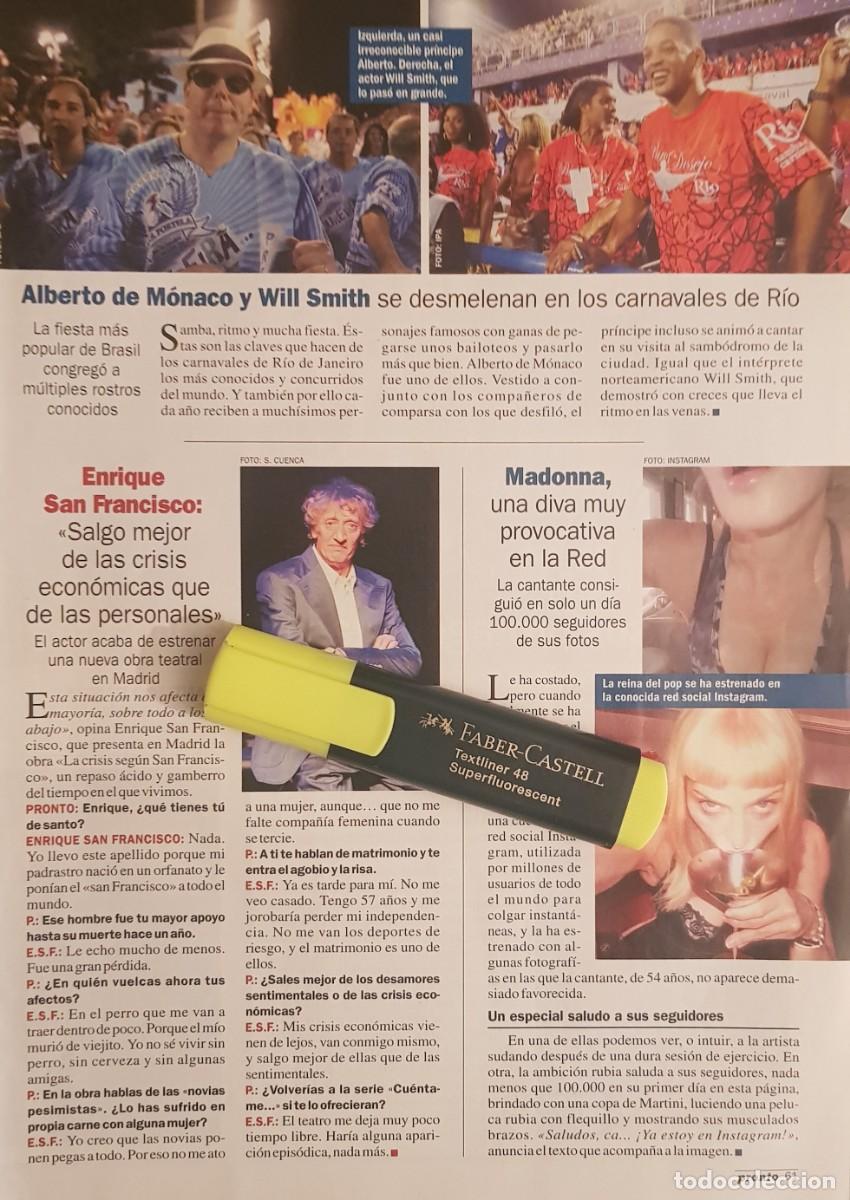 Coleccionismo de Revistas y Peri&oacute;dicos: Reportaje Madonna / Enrique San Francisco 23.02.2013