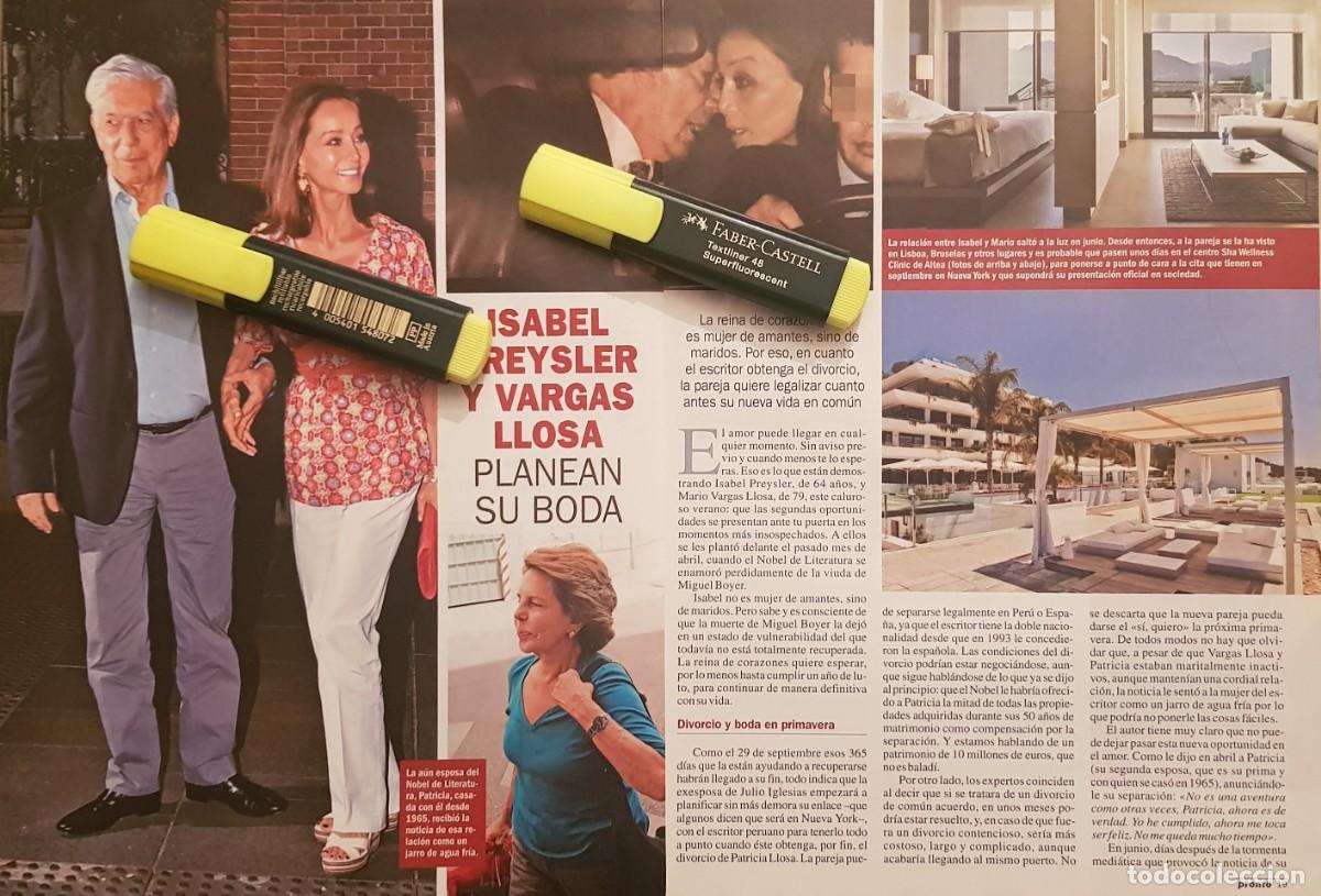 Coleccionismo de Revistas y Peri&oacute;dicos: Reportaje Isabel Preysler y Mario Vargas Llosa 23.02.2013