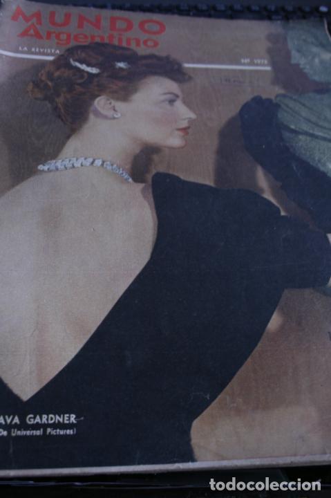 Coleccionismo de Revistas y Peri&oacute;dicos: REVISTA ARGENTINA AVA GARDNER KIERON MOORE ROSALIND RUSELL BETTY GABLE 1948
