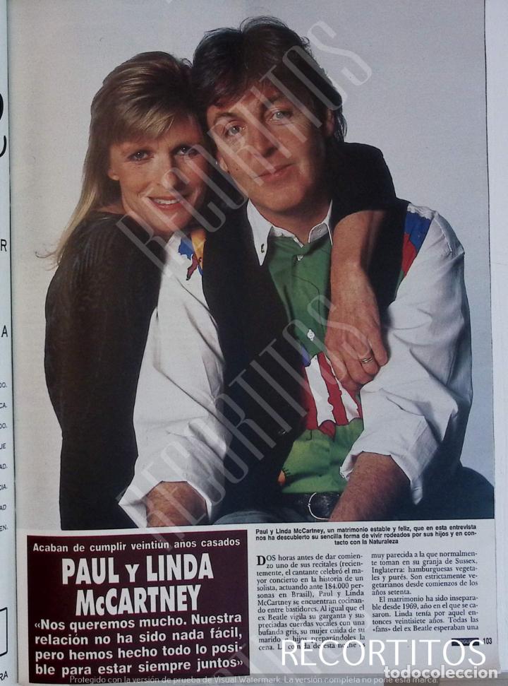 Coleccionismo de revistas y peri&oacute;dicos: PAUL MCCARTNET LYNDA LINDA WINGS THE BEATLES