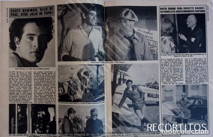 Coleccionismo de Revistas y Peri&oacute;dicos: ROBERT REDFORD SCOTT NEWMAN BRIGITTE BARDOT