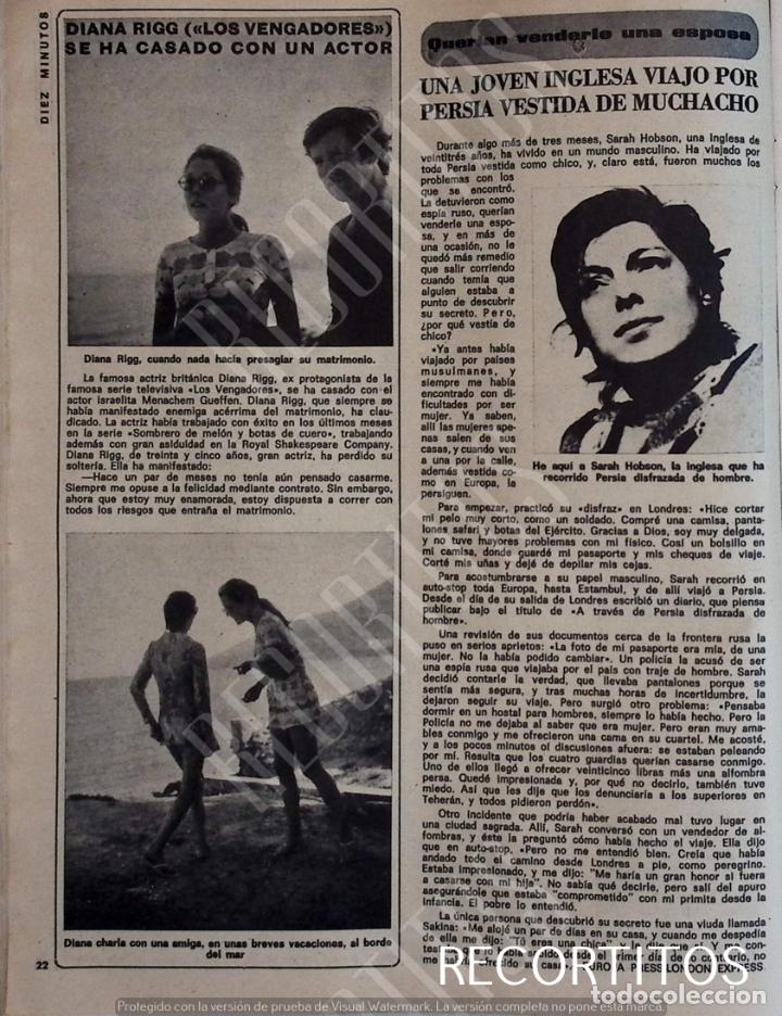 Collectionnisme de Revues et Journaux: DIANA RIGG LOS VENGADORES