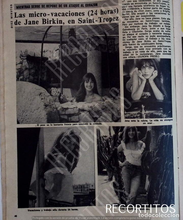 Collectionnisme de Revues et Journaux: JANE BIRKIN