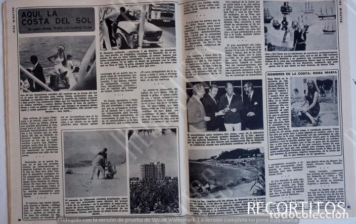 Collectionnisme de Revues et Journaux: NOTICIAS DE LA COSTA DEL SOL 73 EL MARQUES DE VILLAVERDE MARBELLA