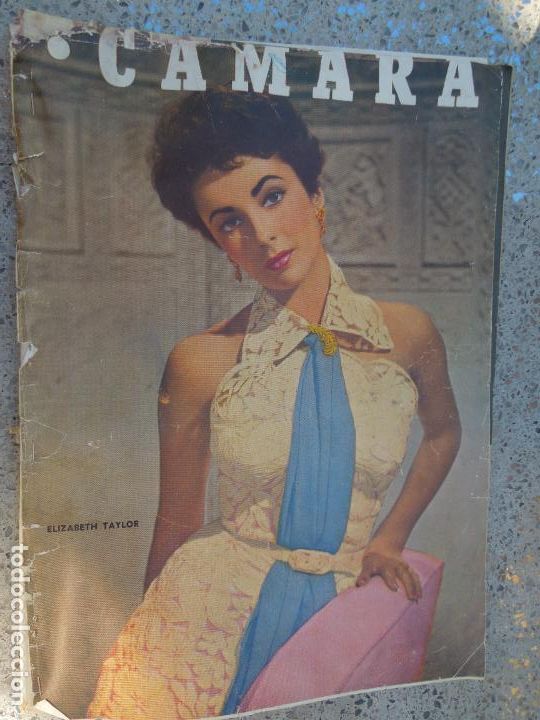 Coleccionismo de Revistas y Peri&oacute;dicos: CAMARA , REVISTA CINEMATOGRAFICA ENERO 1952- N&ordm; 214 - PORTADA ELIZABETH TAYLOR