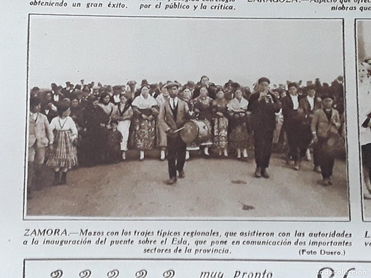 Collection Magazines and Newspapers: MOZOS TRAJES TIPICOS ZAMORA EL TAXISTA QUE DEVOLVIO 100.000 PESETAS CHOFER CRUCES MAYO SEVILLA 1929