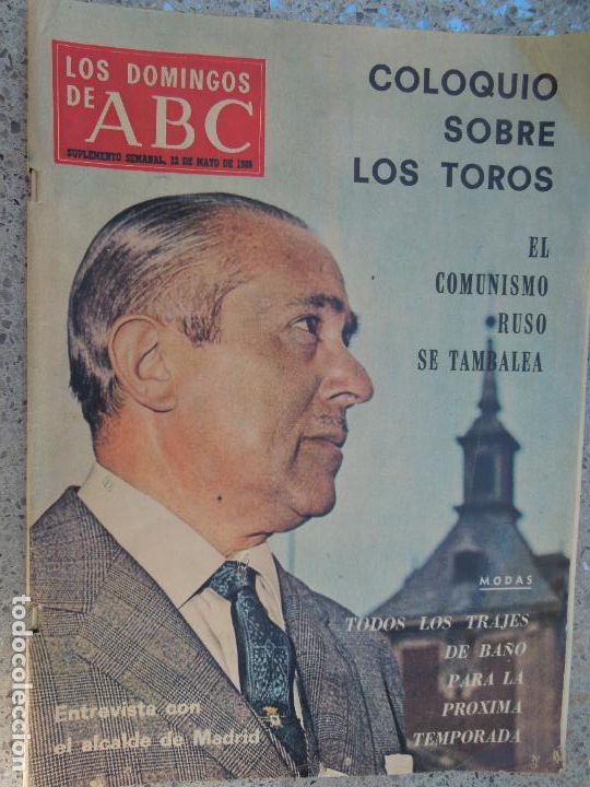 Coleccionismo de Revistas y Peri&oacute;dicos: LOS DOMINGOS DE ABC - MAYO 1963- EL COMUNISMO RUSO SE TAMBALEA - TOROS -