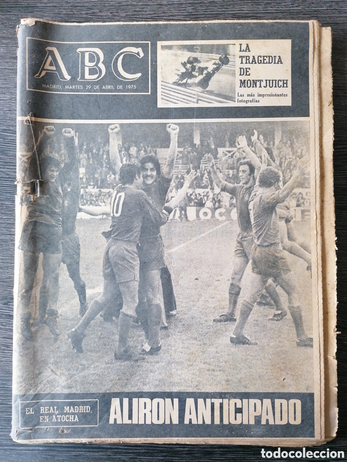 Coleccionismo de Revistas y Peri&oacute;dicos: PERI&Oacute;DICO DIARIO ABC 29 DE ABRIL DE 1975