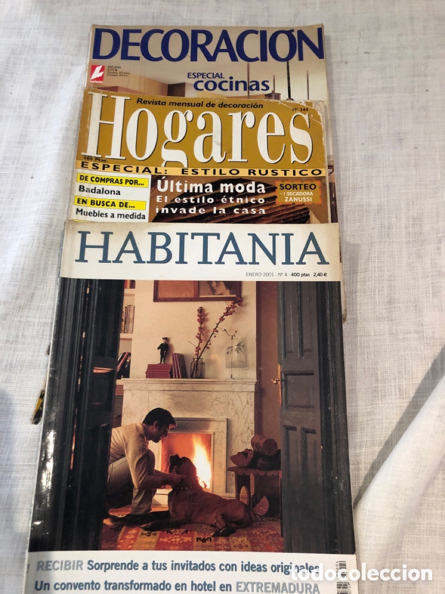 Collezionismo di Riviste e Giornali: Revistas decoraci&oacute;n , lote de 3