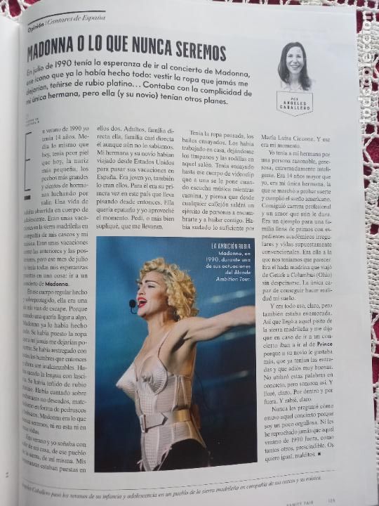 Coleccionismo de Revistas y Peri&oacute;dicos: RECORTE MADONNA BLOND AMBITION TOUR 1990 MADRID