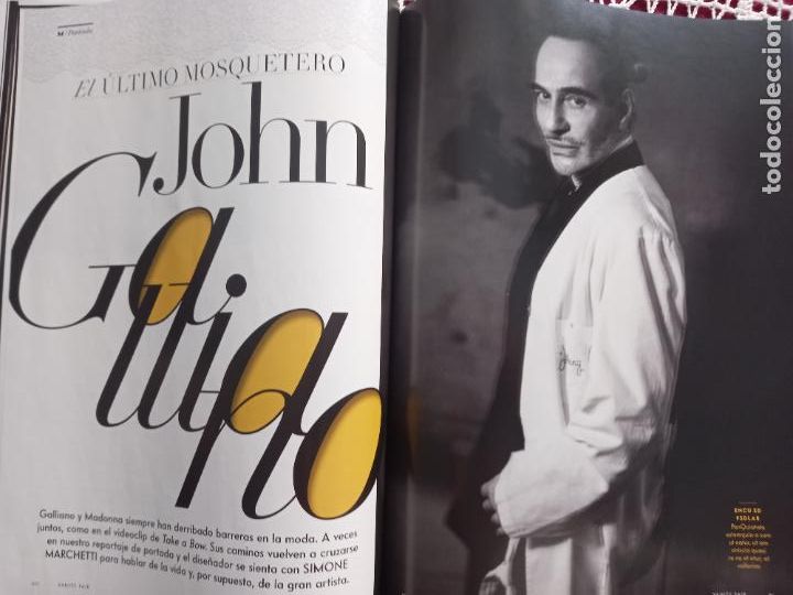 Coleccionismo de Revistas y Peri&oacute;dicos: JOHN GALLIANO SOBRE MADONNA