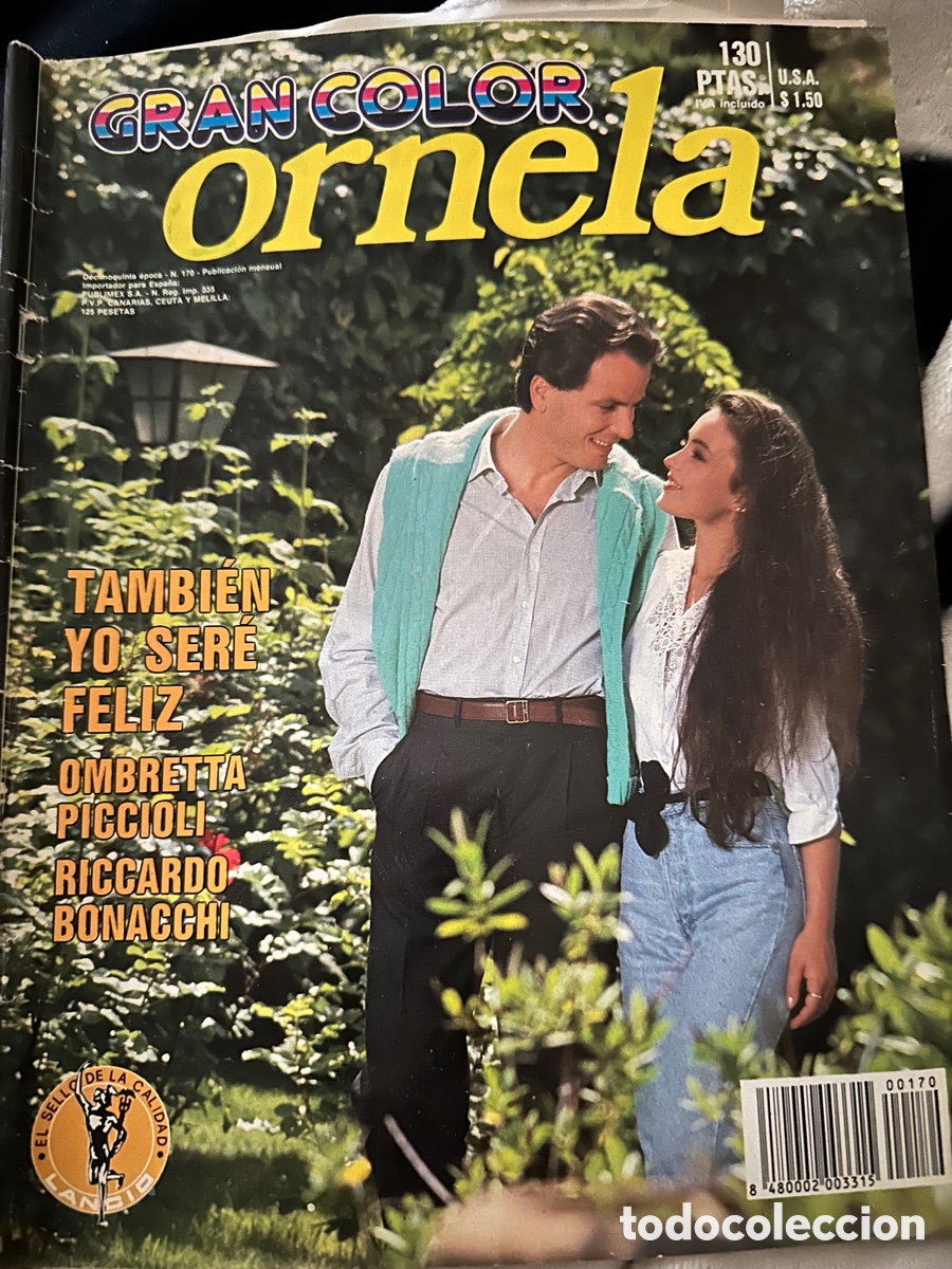 Coleccionismo de Revistas y Peri&oacute;dicos: FOTONOVELA ORNELA Gran Color de Lancio, n&uacute;m 170