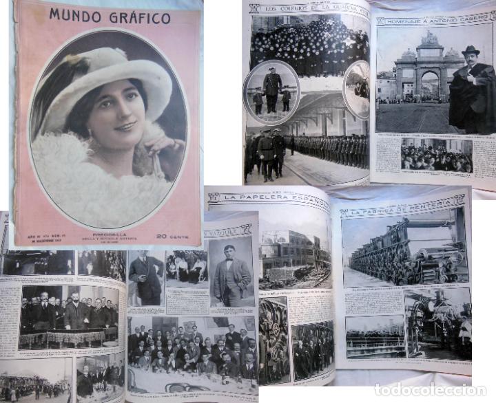 Coleccionismo de Revistas y Peri&oacute;dicos: MUNDO GR&Aacute;FICO. Revista Popular Ilustrada. A&ntilde;o II, N&uacute;m 61, 25 diciembre 1912