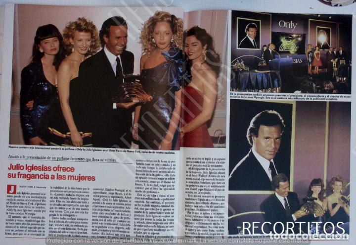 Coleccionismo de Revistas y Peri&oacute;dicos: PRESENTACION DEL PERFUME DE JULIO IGLESIAS ONLY