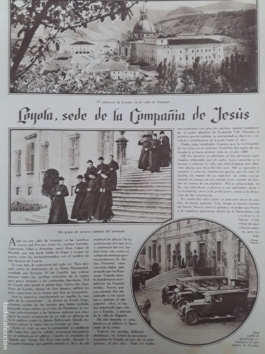 Collection Magazines and Newspapers: LOYOLA COMPA&Ntilde;IA JESUS MALLORCA LLAUT NUEVA TABARCA EL SOMBRERO ANCHO ESPA&Ntilde;OL REVISTA 1929