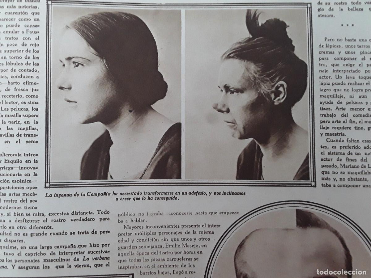 Collection Magazines and Newspapers: MAQUILLAJE TEATRO CARACTERIZACION LA CIUDAD ENCANTADA CUENCA EL ESMALTE FEMENINO CARDUNETS QUER 1929
