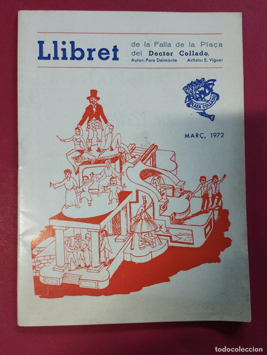Coleccionismo de revistas y peri&oacute;dicos: FALLAS. Valencia. Llibret de la Falla PLA&Ccedil;A DOCTOR COLLADO. A&Ntilde;O 1972