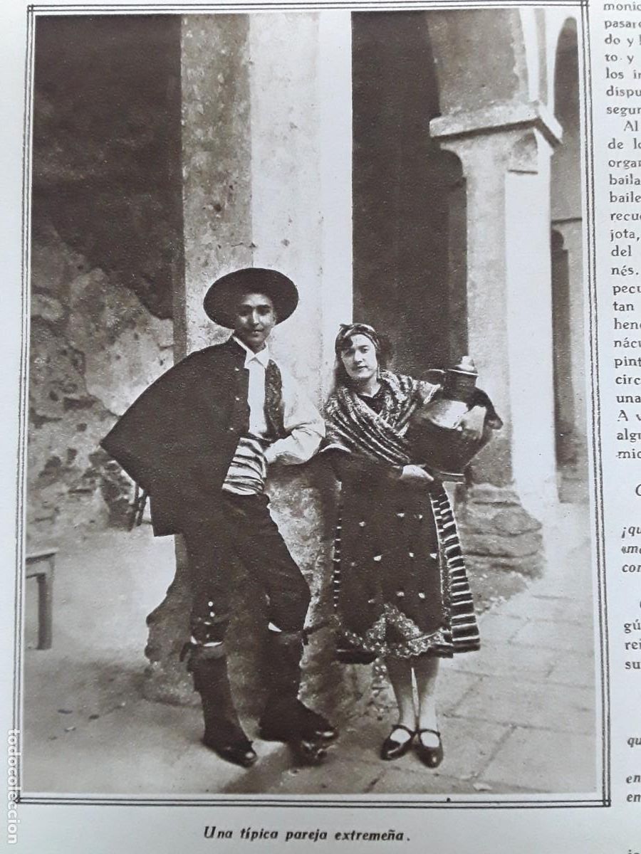 Collezionismo di Riviste e Giornali: BONIFACIO GIL GARCIA CANCIONES BAILES EXTREMADURA FANDANGO EXTREME&Ntilde;O 3 HOJAS A&Ntilde;O 1929