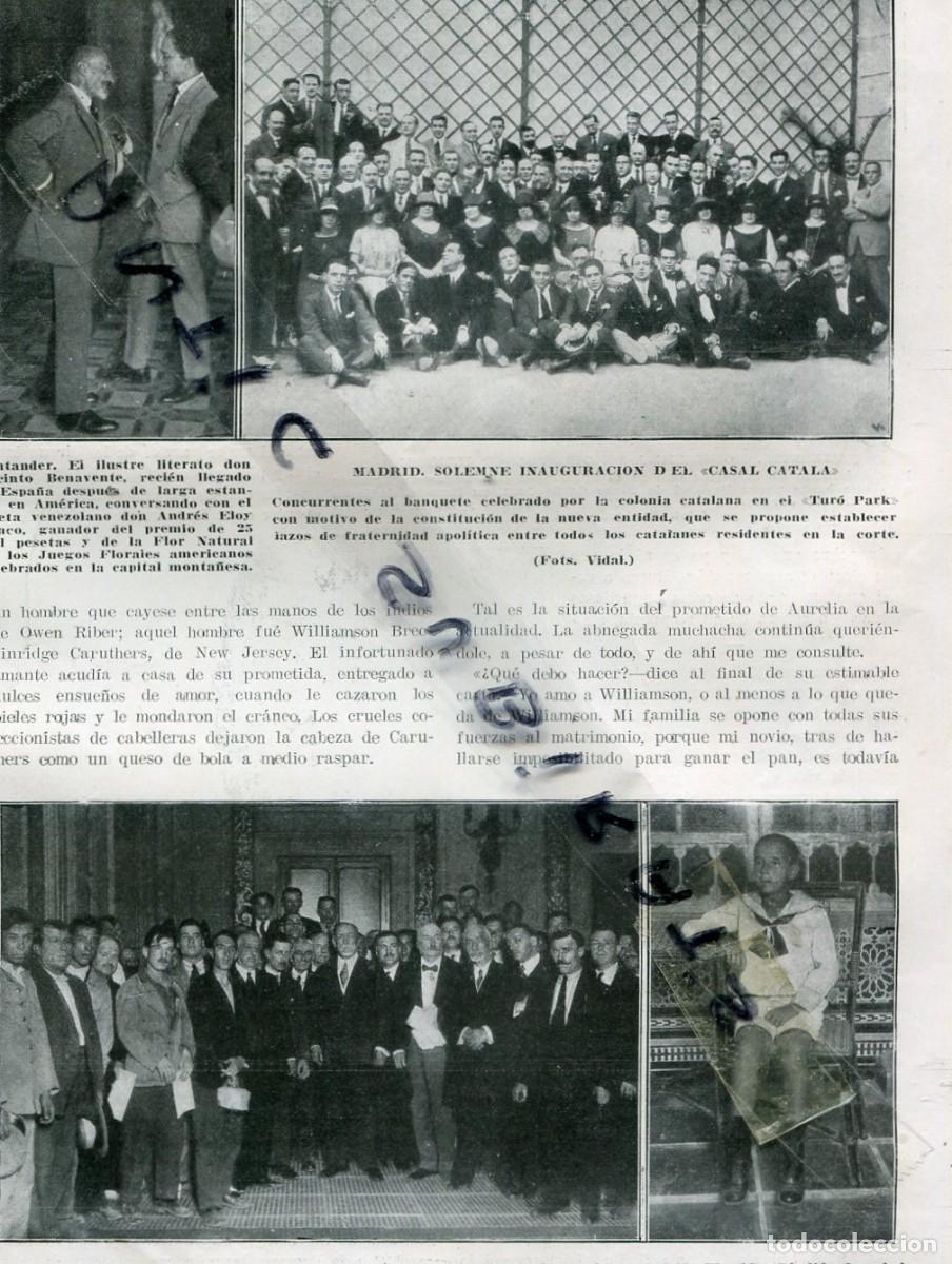 Coleccionismo de Revistas y Peri&oacute;dicos: REVIST A&Ntilde;O 1923 CASAL CATALA DE MADRID ODONGOLOGO BERNARDO LANDETE VALENCIA POZO SAN AGUSTIN SEVILLA