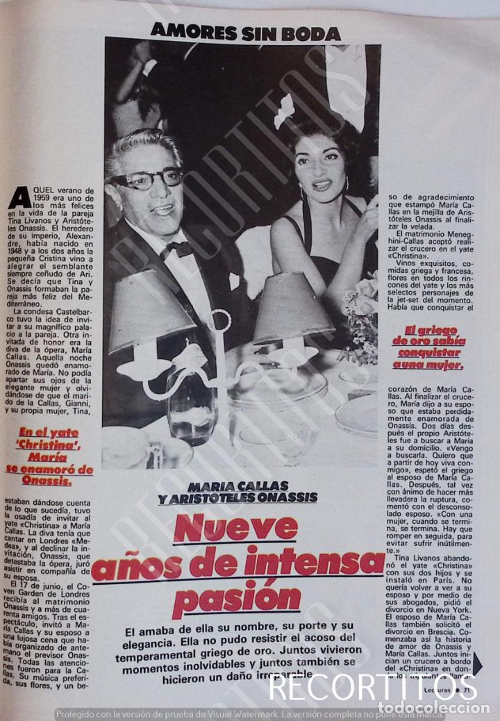 Coleccionismo de Revistas y Peri&oacute;dicos: 72 ARISTOTELES ONASSIS MARIA CALLAS