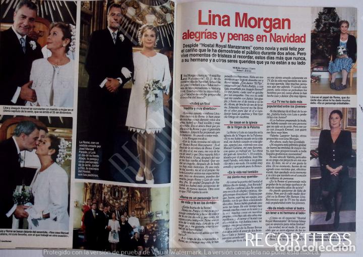 Coleccionismo de Revistas y Peri&oacute;dicos: LINA MORGAN JOAQUIN KREMEL HOSTAL ROYAL MANZANARES