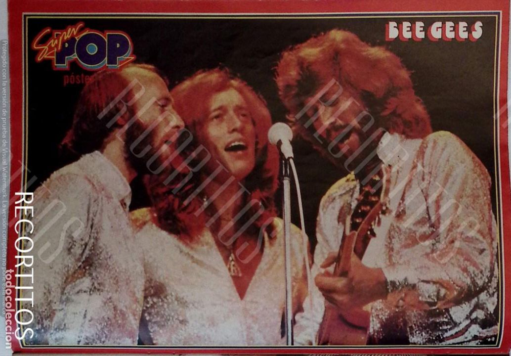 Coleccionismo de Revistas y Peri&oacute;dicos: POSTER BEE GEES