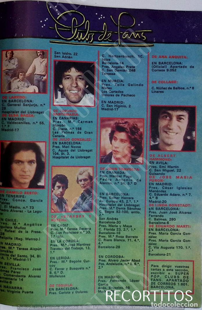 Coleccionismo de revistas y peri&oacute;dicos: JON TRAVOLTA CAMILO SESTO LAREDO LORENZO SANTA MARIA STARSKY Y HUTCH ALBERT HAMMOND