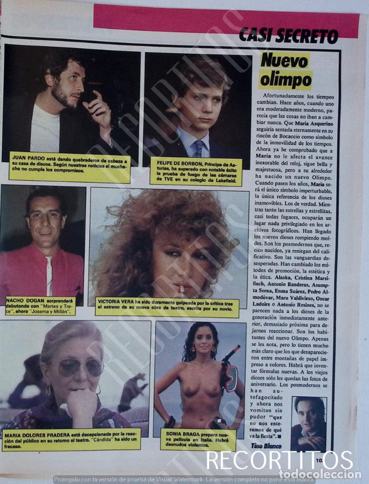 Coleccionismo de Revistas y Peri&oacute;dicos: JUAN PARDO NACHO DOGAN VICTORIA VERA MARIA DOLORES PRADERA SONIA BRAGA