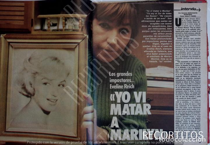 Coleccionismo de revistas y peri&oacute;dicos: EVELINE REICH MARILYN MONROE