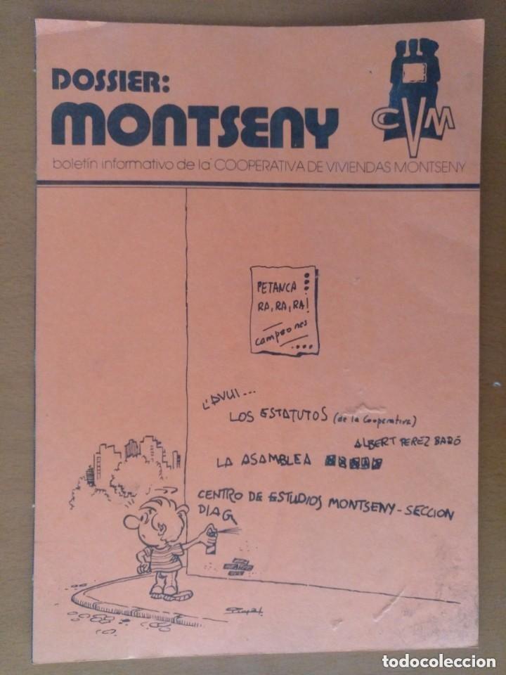 Collezionismo di Riviste e Giornali: MONTSENY COOPERATIVA VIVIVIENDAS( POBLENOU ) N&ordm; 1 JULIO 1976 CARICATURAS PUYAL