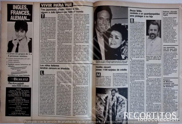 Coleccionismo de Revistas y Peri&oacute;dicos: JULIO IGLESIAS BRUCE WILLIS