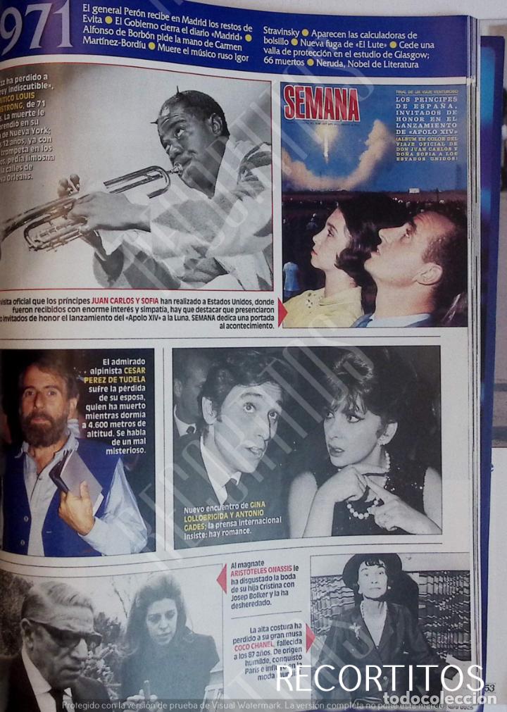 Coleccionismo de Revistas y Peri&oacute;dicos: LOUIS ARMSTRONG COCO CHANEL CESAR PEREZ TUDELA