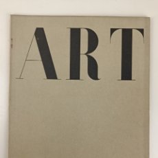Coleccionismo de Revistas y Periódicos: REVISTA ART N°7 ABRIL 1934. JUNTA MUNICIPAL DE EXPOSICIONES DE ARTE. BARCELONA. Lote 391651289