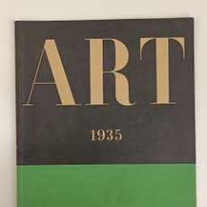 Coleccionismo de Revistas y Periódicos: REVISTA ART N°6 VOLUMEN II. MARZO 1935. JUNTA MUNICIPAL DE EXPOSICIONES DE ARTE. BARCELONA. Lote 391651919