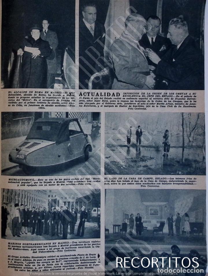 Sammeln von Zeitschriften und Zeitungen: 1953 orden de los omeyas a franco micro automovil la casa de campo congelada