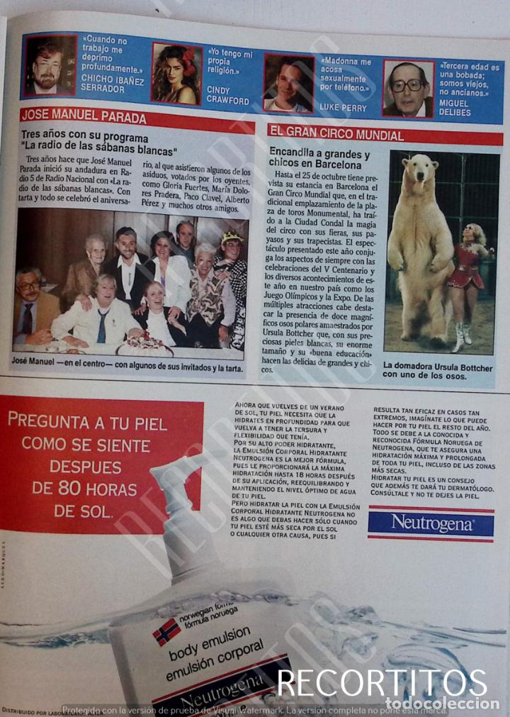 Coleccionismo de Revistas y Peri&oacute;dicos: maria dolores pradera gloria fuertes cindy crawford chicho iba&ntilde;ez serrador like perry